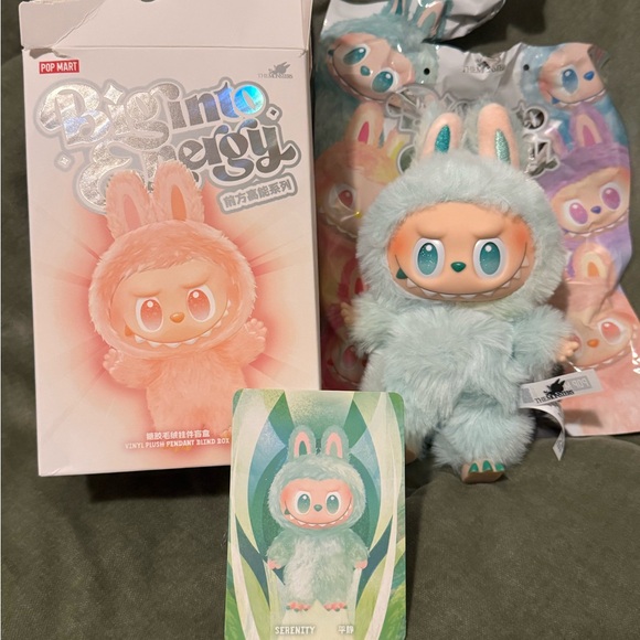 POP MART Other - Labubu Pop Mart Serenity green